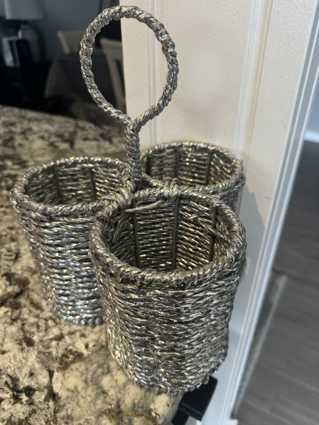 Silver Utensil Caddy, 3-Compartment - photo 3