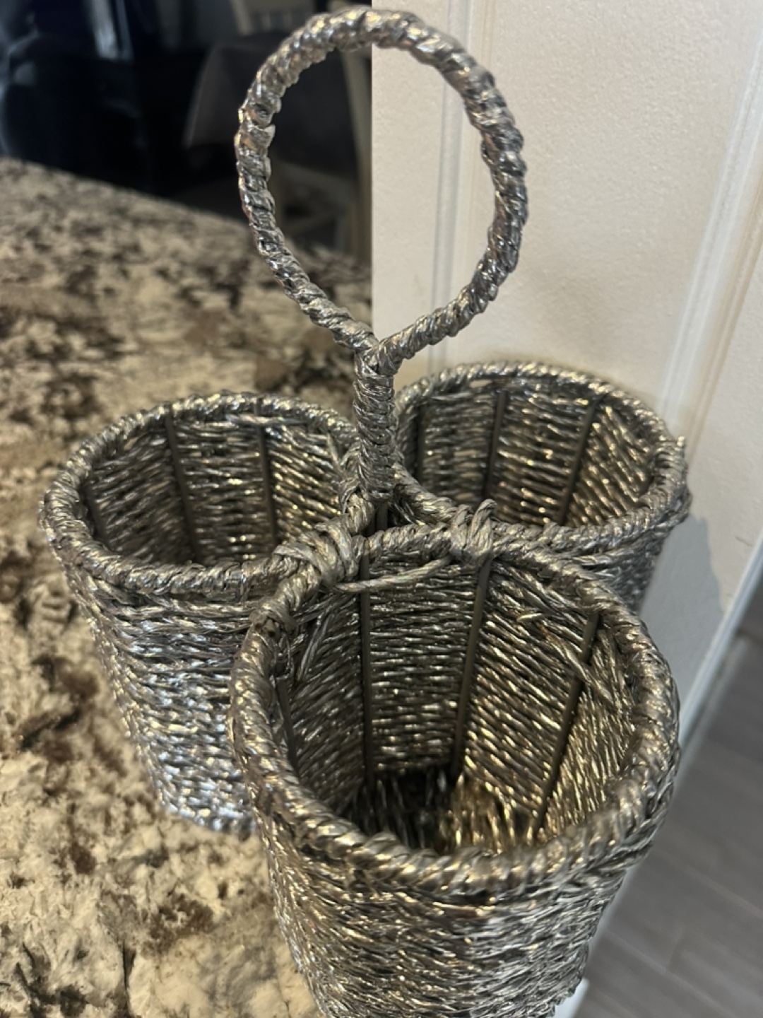 Silver Utensil Caddy, 3-Compartment - photo 2