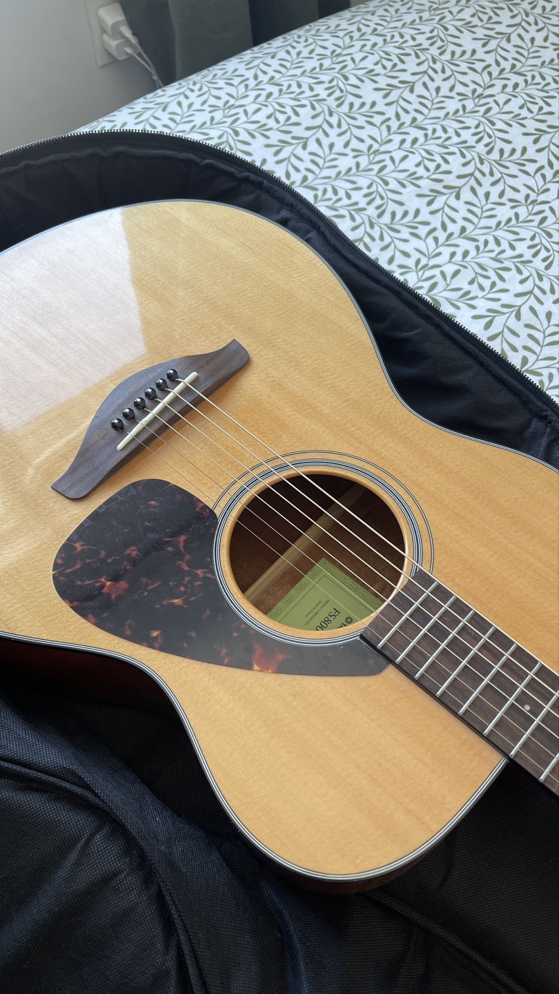 Yamaha FS800 Acoustic Guitar with Gig Bag - photo 4