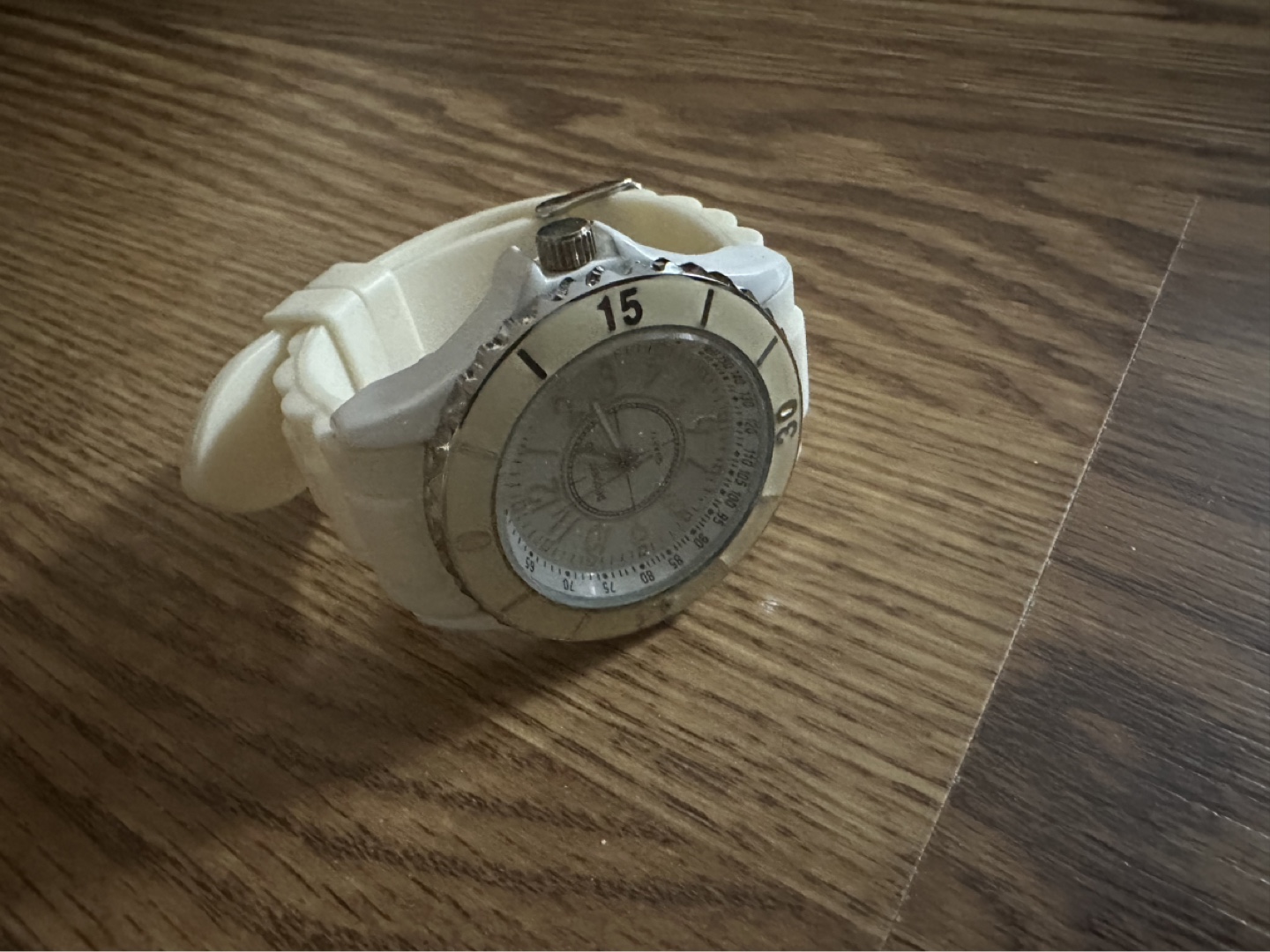 Women's White Silicone Watch