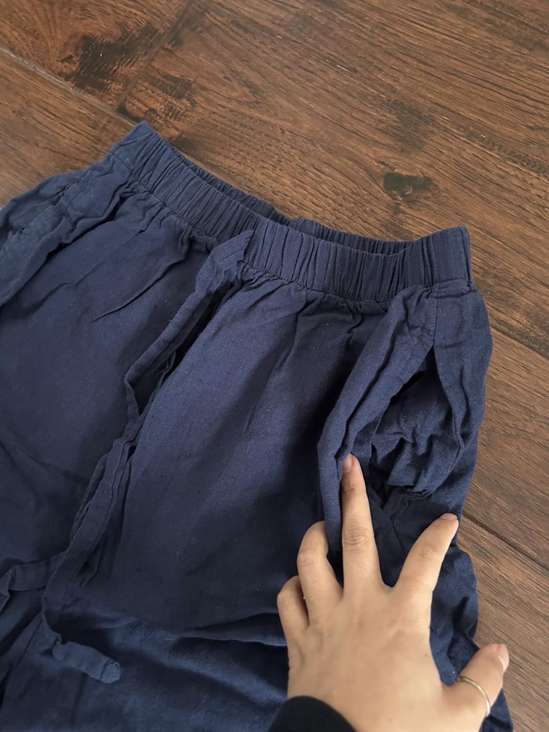 NEW Navy Blue Linen Set - photo 3