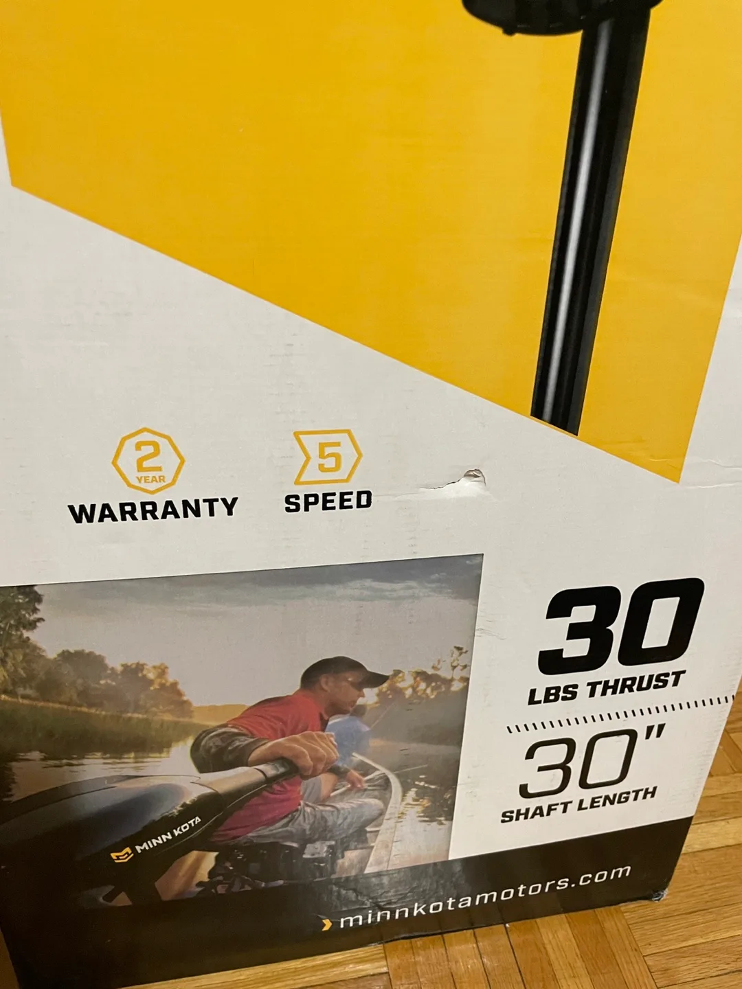 Minn Kota Endura 30 Transom-Mount Trolling Motor - 30" Shaft image indicator(3)