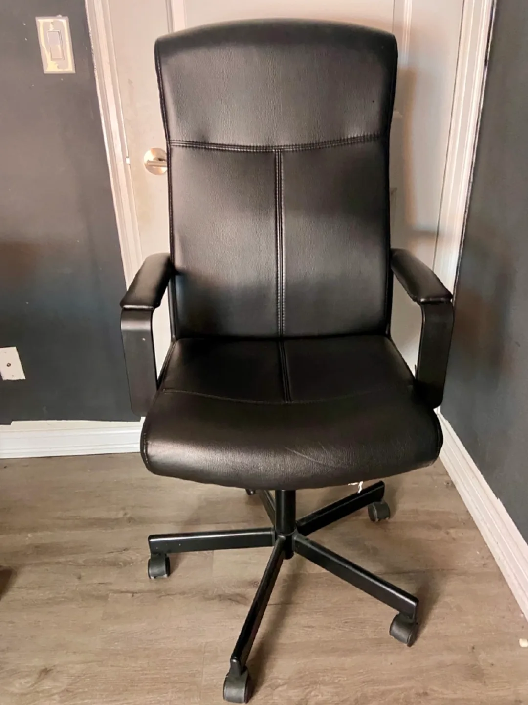 IKEA Black Office Chair image indicator(5)