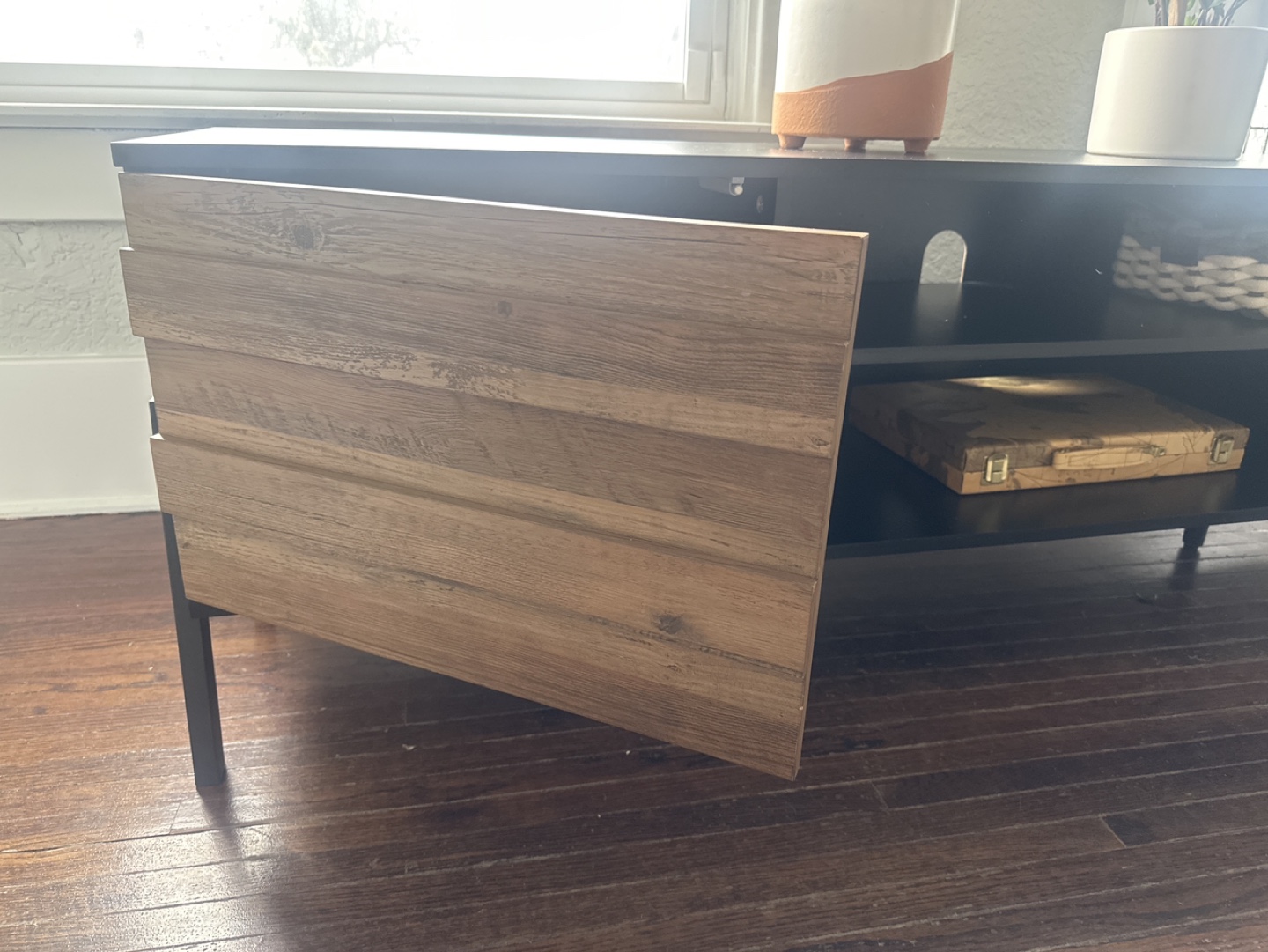 Modern TV Stand with Storage - photo 2