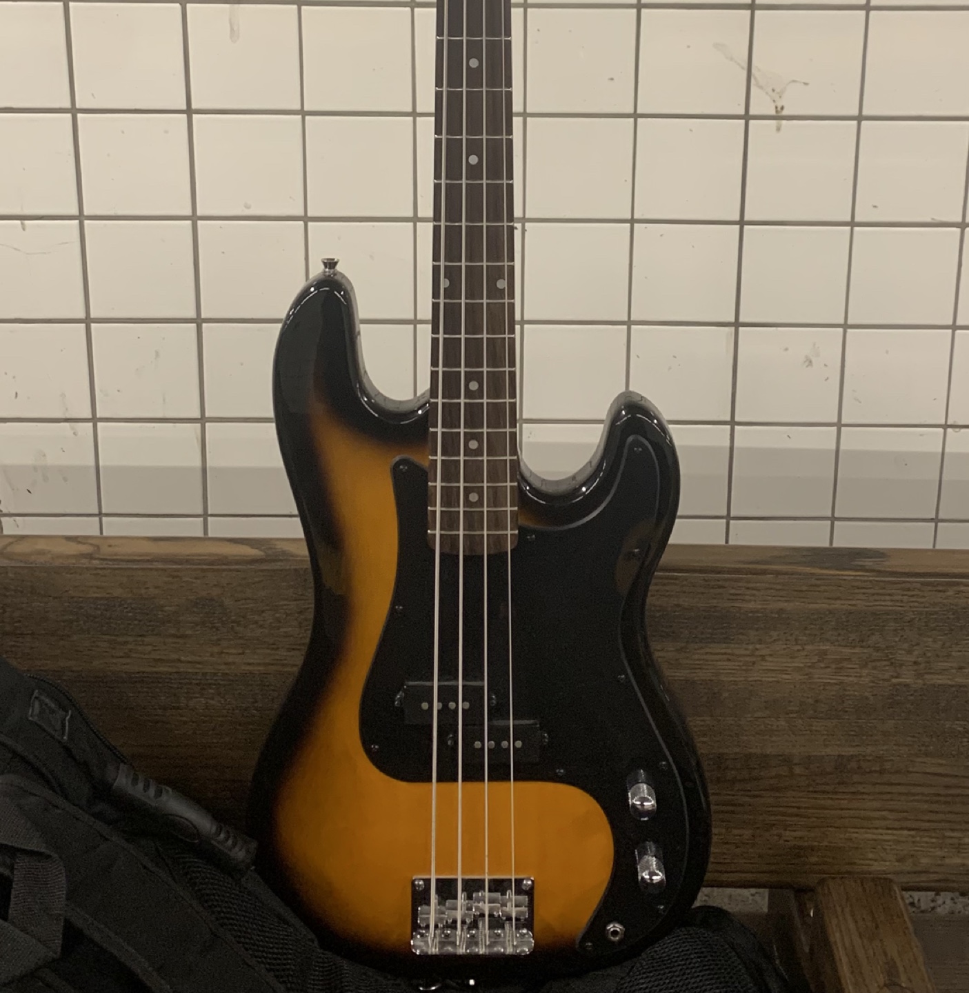 Silvertone Electric Bass Guitar