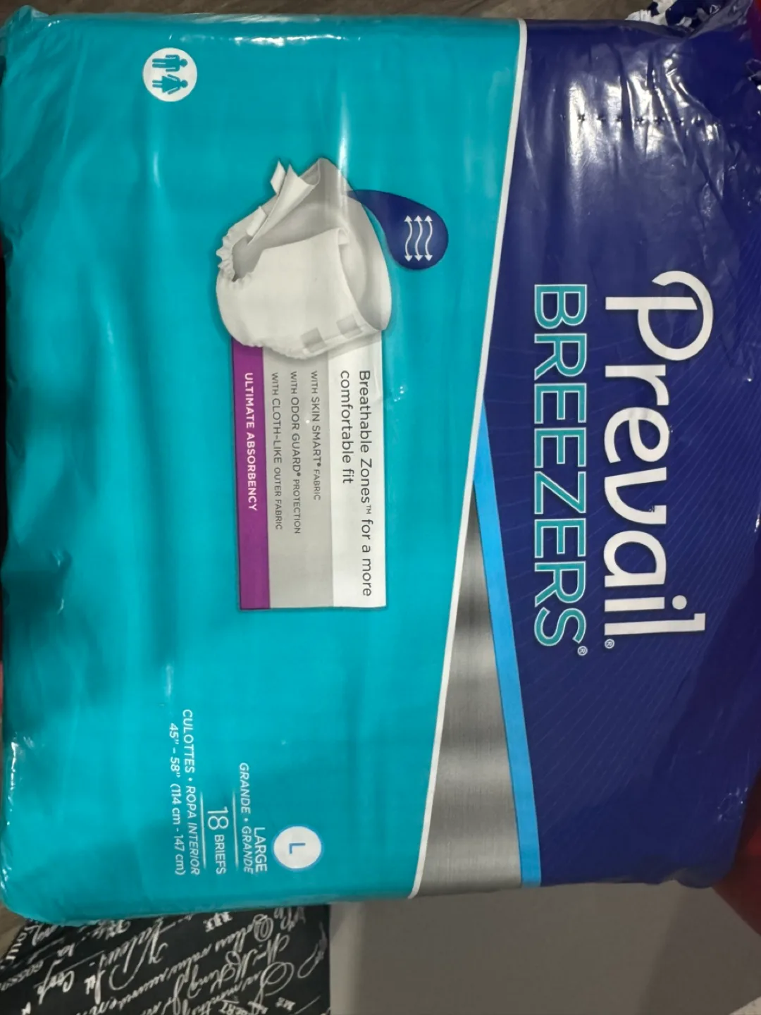 Prevail Breezers Large Briefs - 18 Count image indicator(2)
