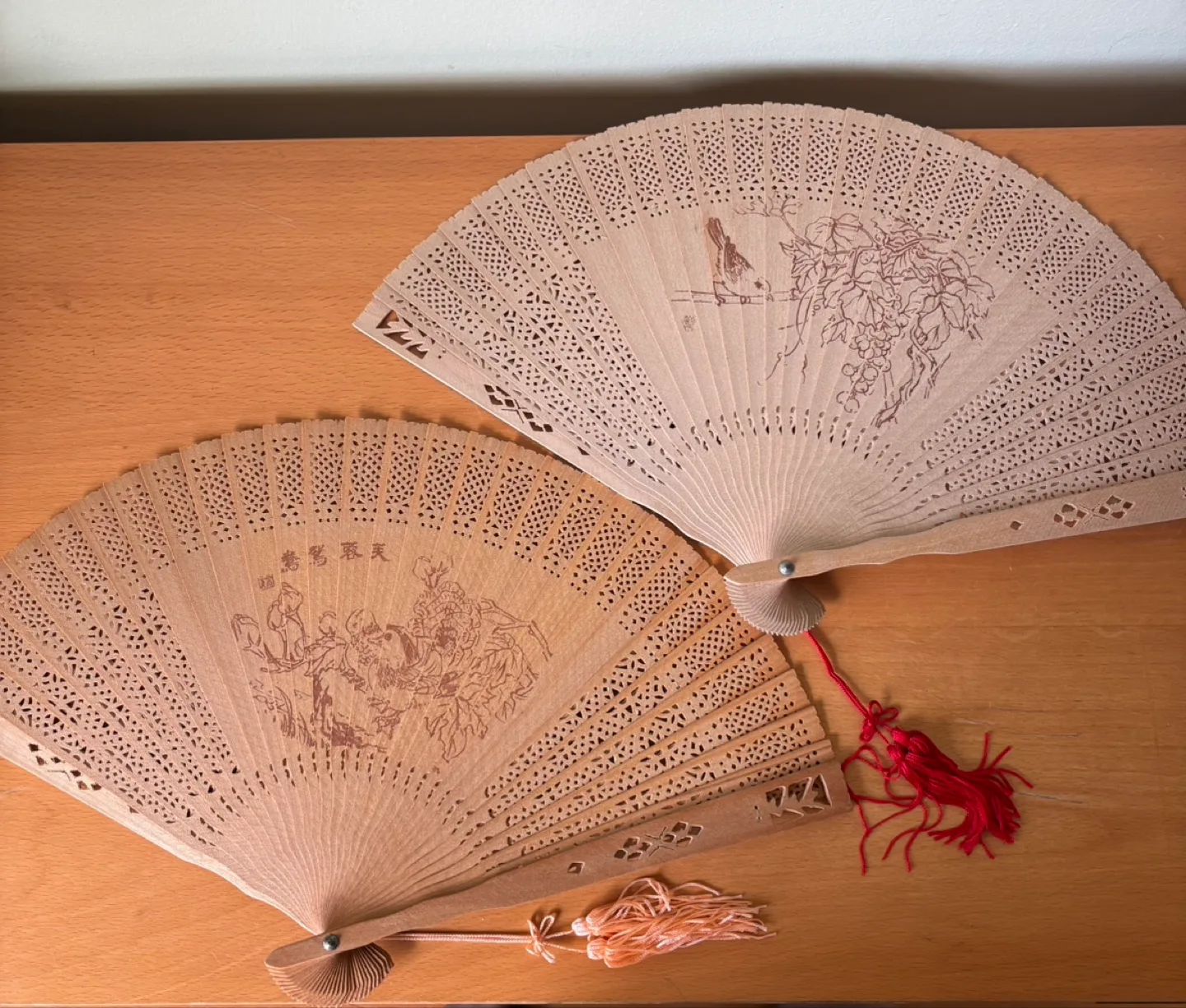 Wooden Scented Hand Fans $3 ea image indicator(2)