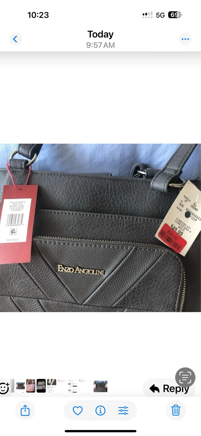 💚 TOTE BAG / RETAIL VALUE: $49.99 (Great condition) image indicator(10)