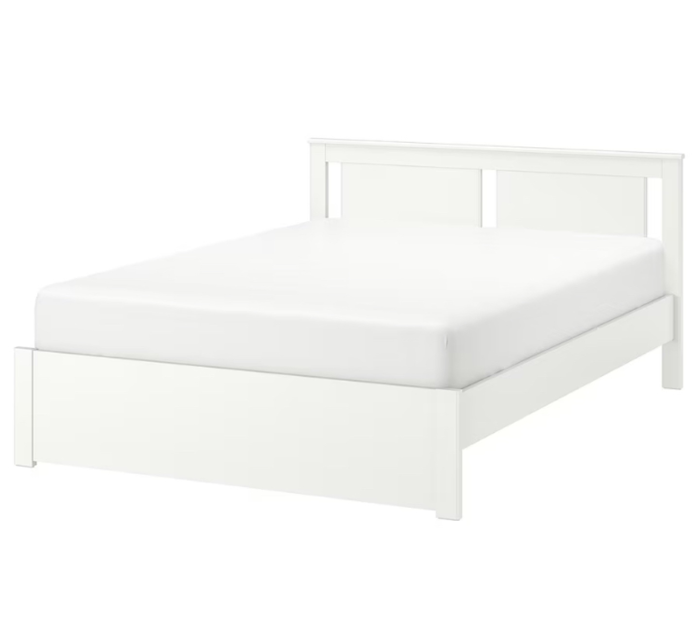 IKEA White Desk, Bed Frame & Chair Set