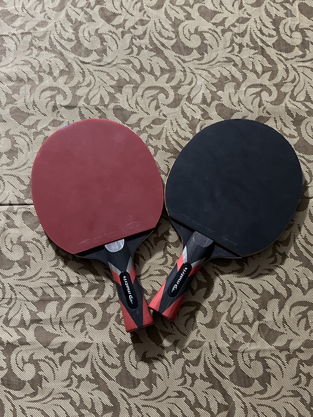 Pair of Dmatrix Ping Pong Paddles