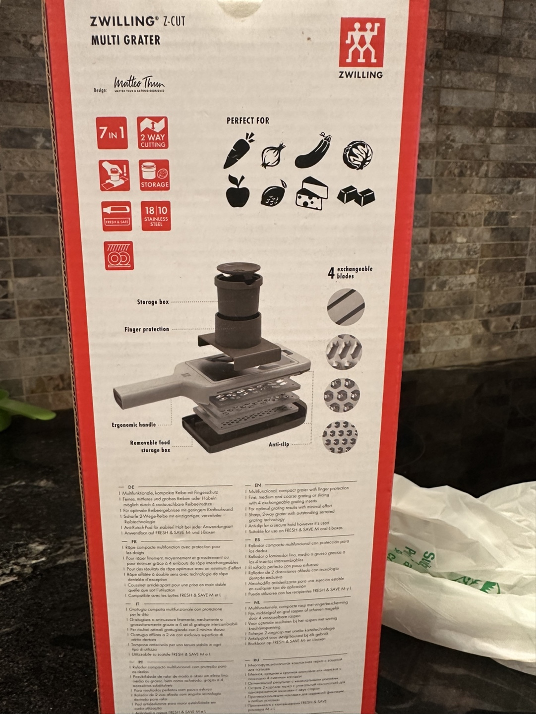 Zwilling Z-Cut Multi Grater - New in Box - photo 2