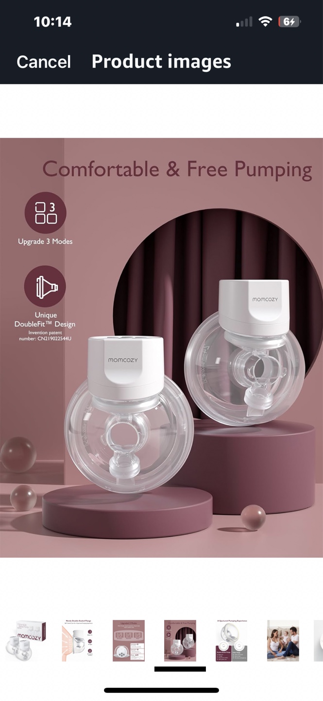 Momcozy S12 Pro Wearable Double Breast Pump - 2 Pack - photo 4