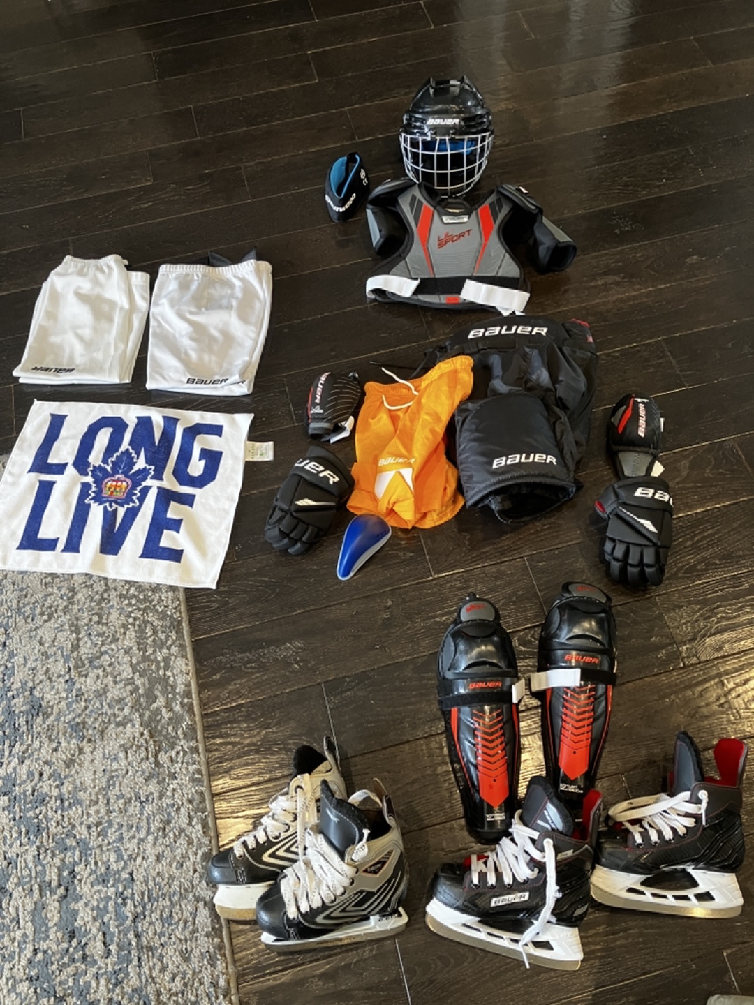 Bauer Youth Hockey Equipment Package