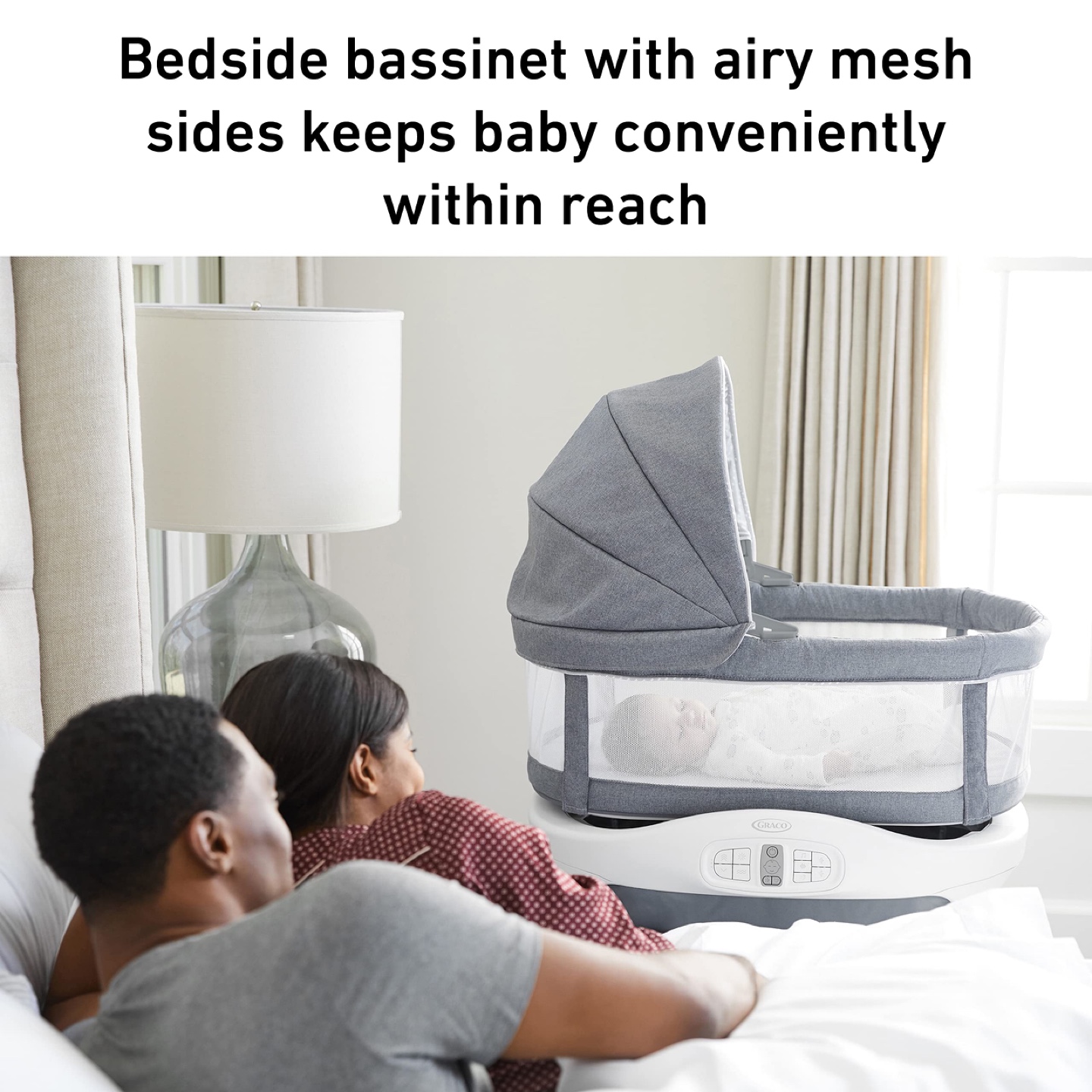 Graco Sense2Snooze Bassinet w Cry Detection Technology, Hamilton - photo 3
