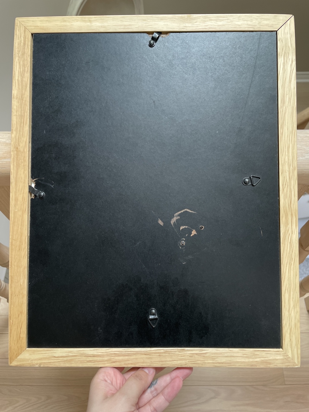 Wooden picture frame with double mat - photo 3