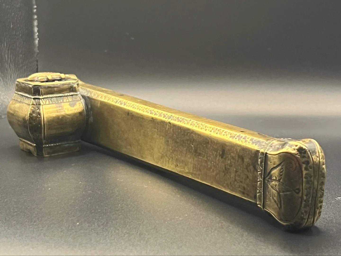 Antique brass ottoman scribe set image indicator(5)