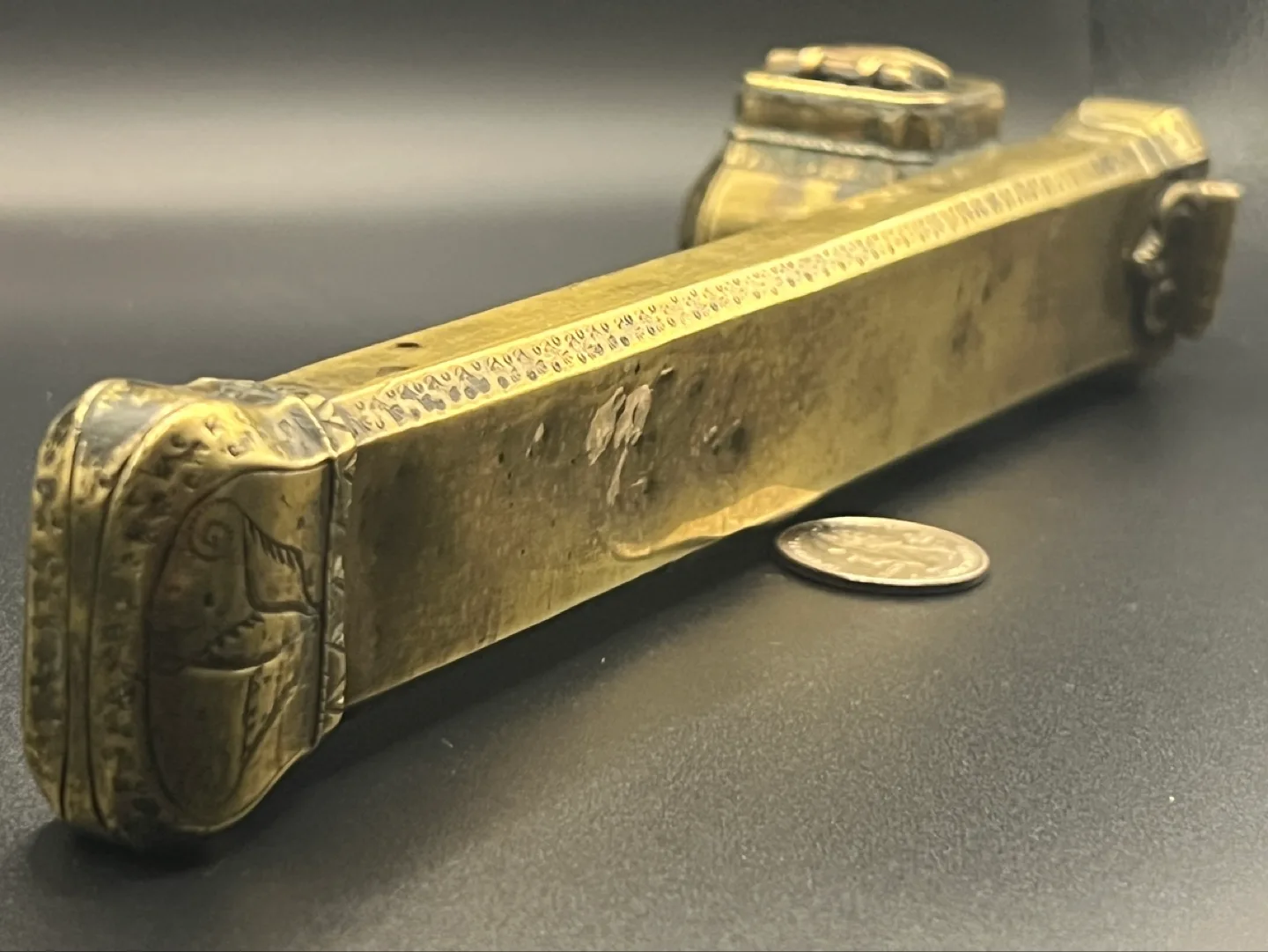 Antique brass ottoman scribe set image indicator(7)