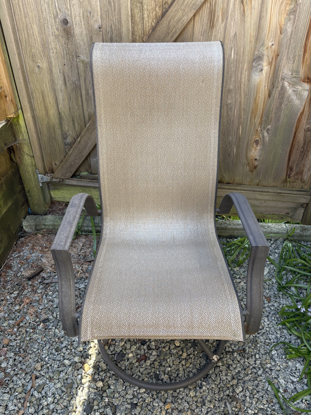 Outdoor Steel Patio Chairs - 6 - photo 2