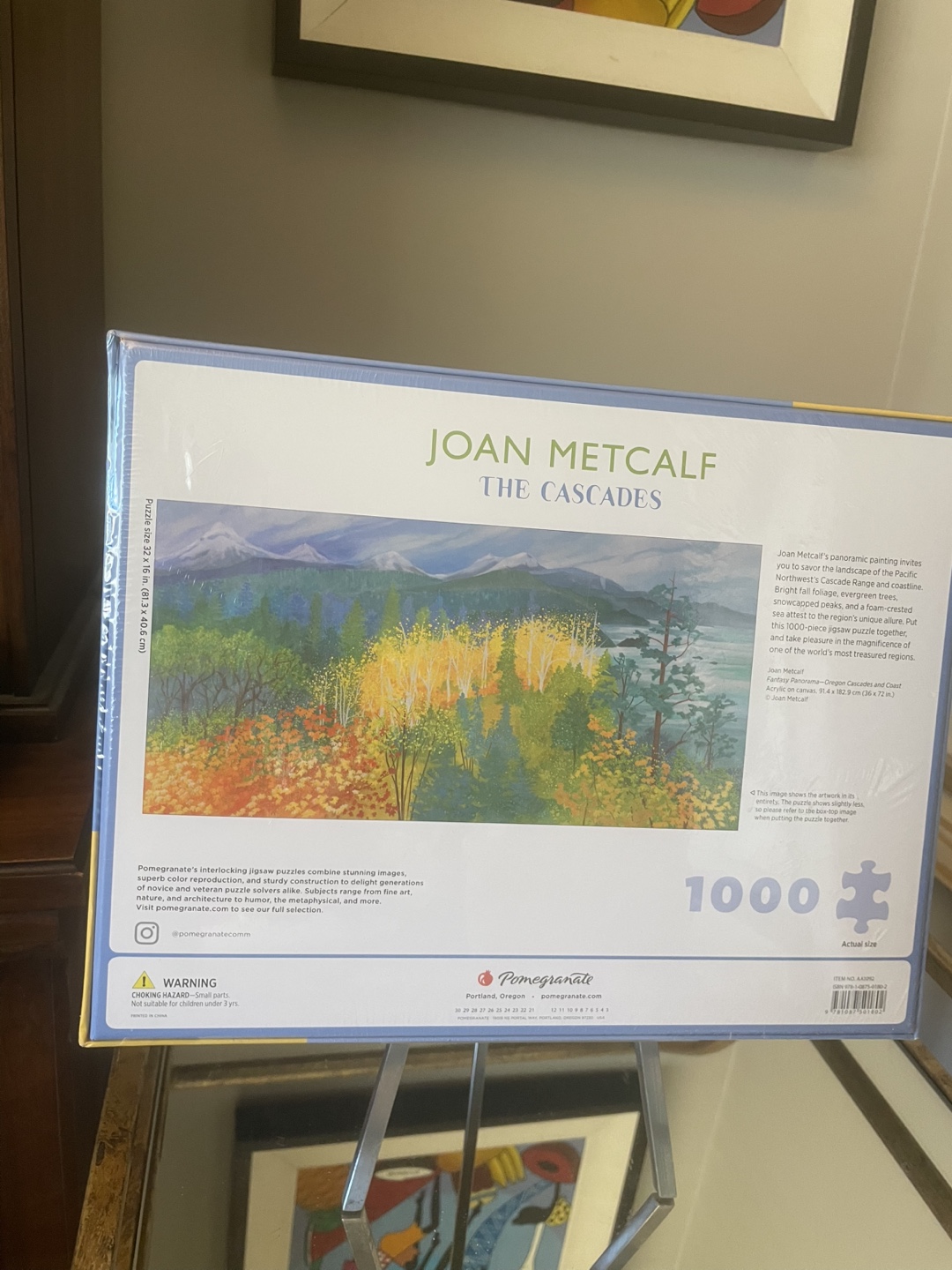 Joan Metcalf's The Cascades 1000-Piece Pomegranate Puzzle - photo 2
