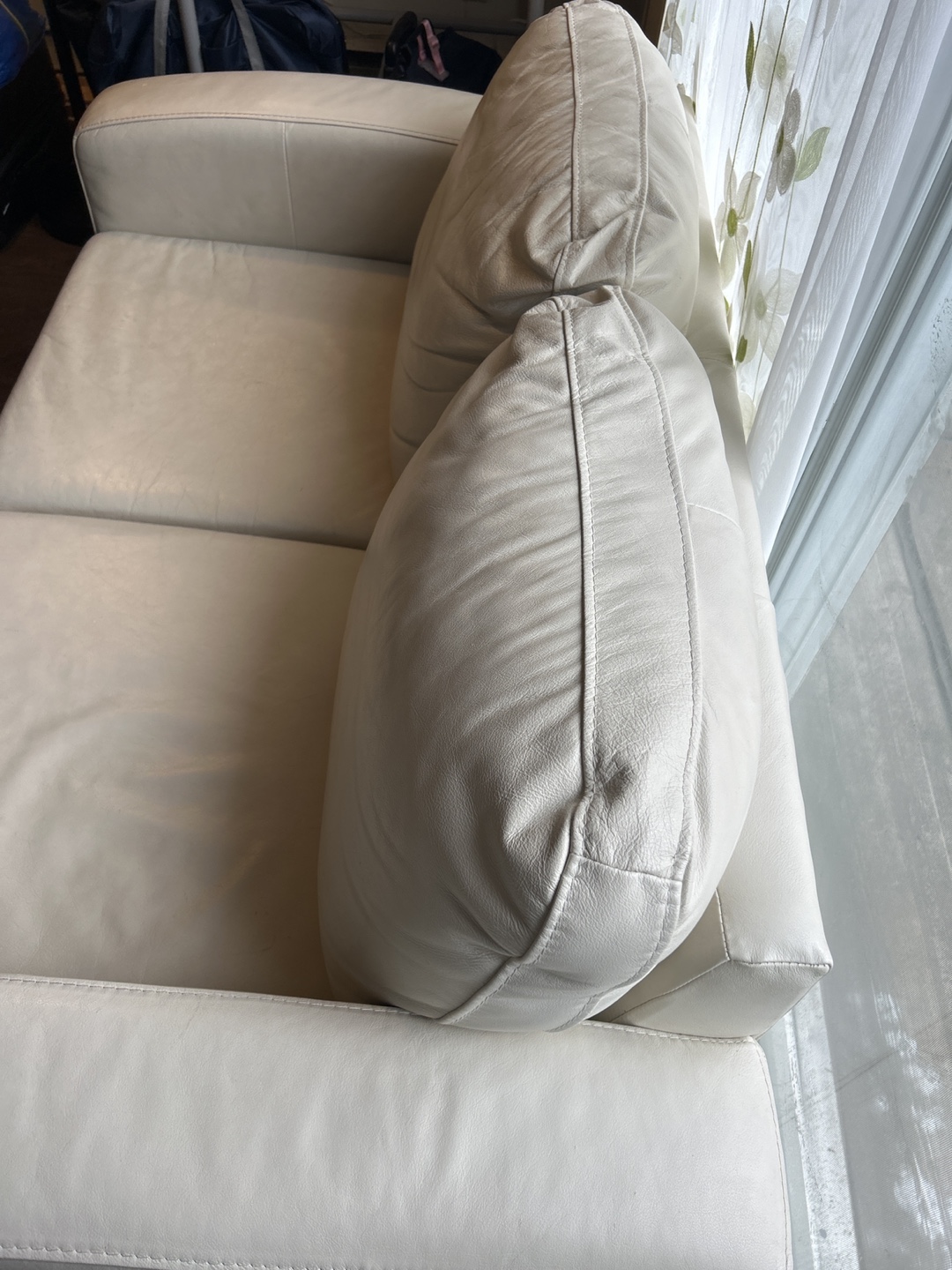 Cream Leather 35 Inch * 59 Inch - photo 3