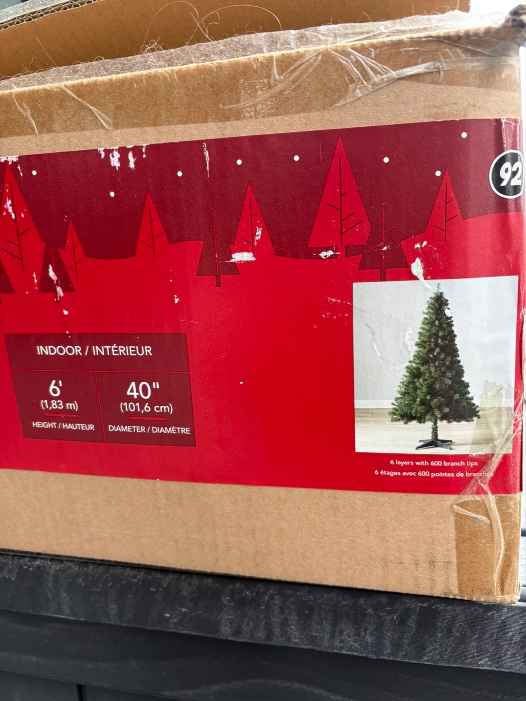 6ft Artificial Christmas Tree thumbnail