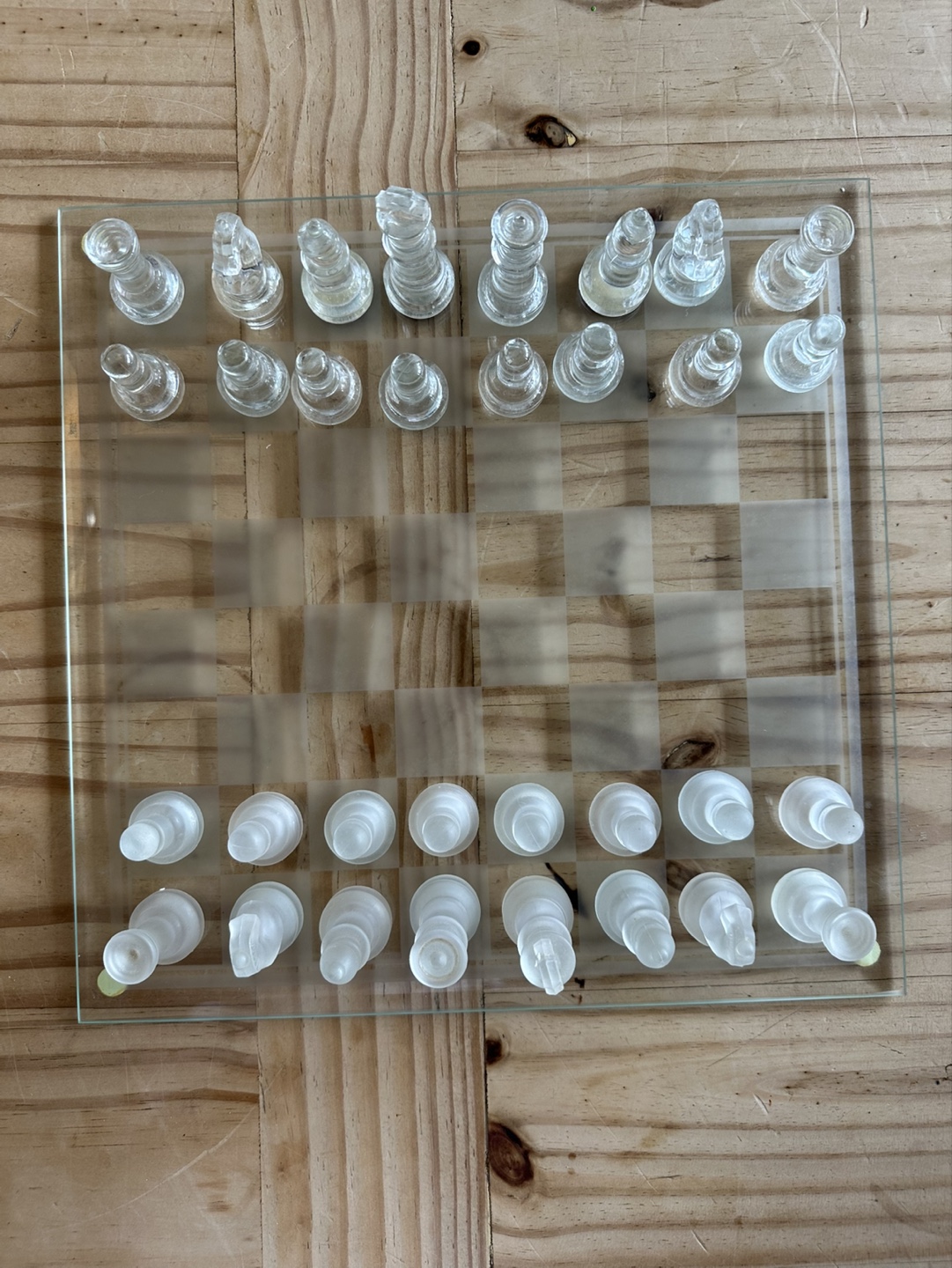 Frosted & Clear Pieces with Glass Board - photo 2