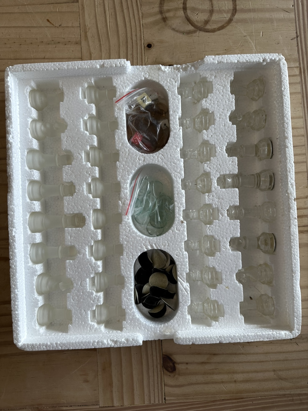 Frosted & Clear Pieces with Glass Board - photo 3