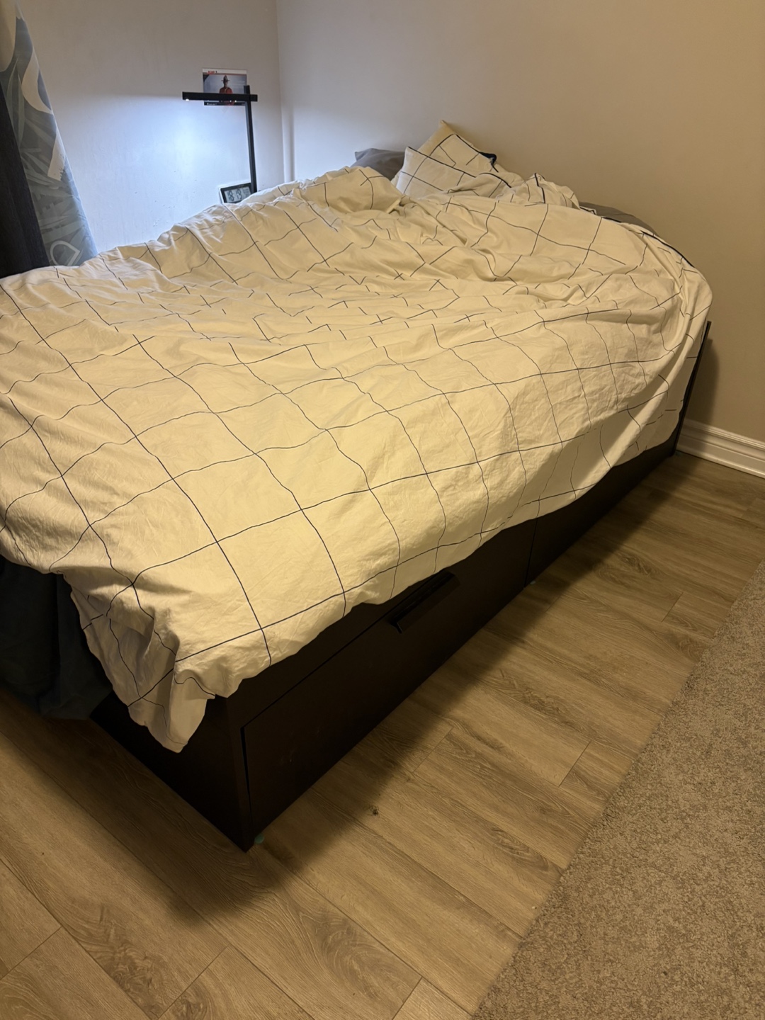 IKEA BRIMNES Full Bed Frame with Mattress - photo 2