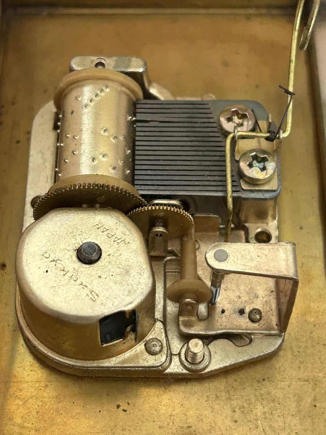 Vintage Via Vermont Musical Jewelry Box – Mother & Child Theme image indicator(3)