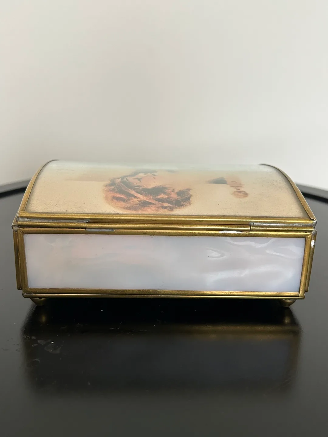 Vintage Via Vermont Musical Jewelry Box – Mother & Child Theme image indicator(6)