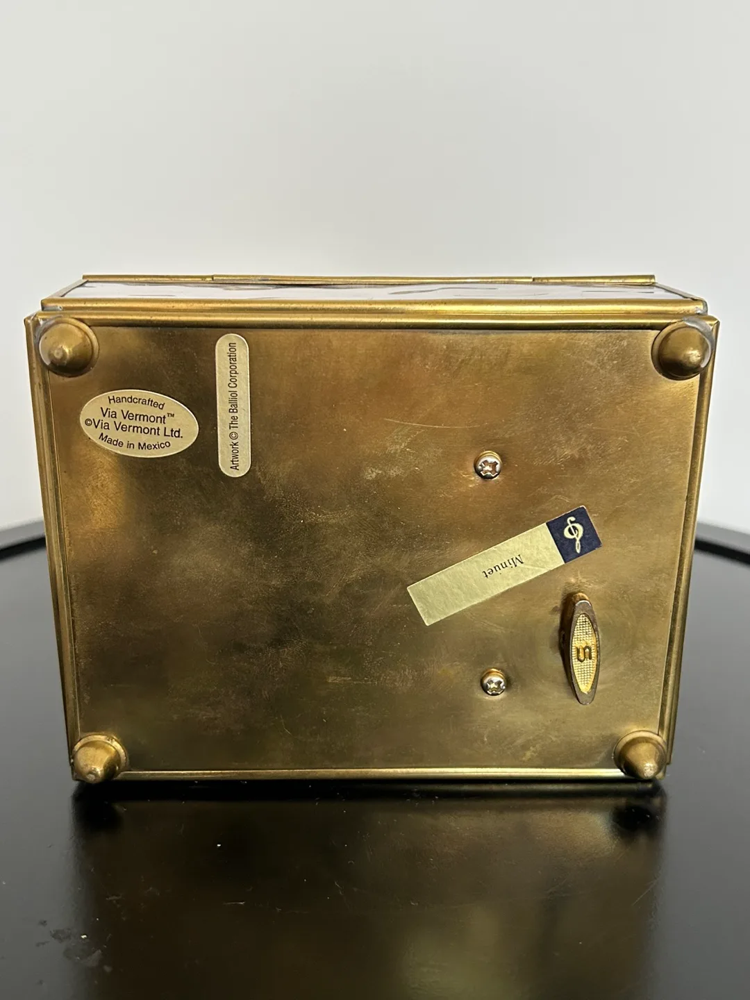 Vintage Via Vermont Musical Jewelry Box – Mother & Child Theme image indicator(7)