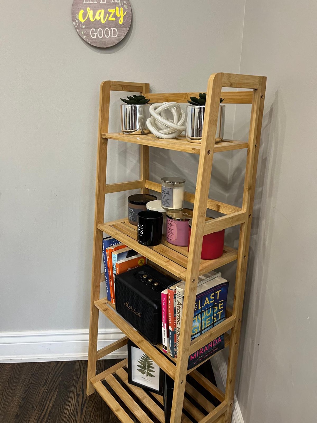 4-Tier Bamboo Shelf - Storage Organizer - photo 2