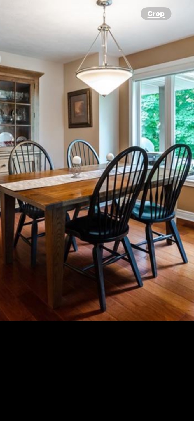 Rustic Farmhouse Dining Set - Table and Four Chairs - photo 2