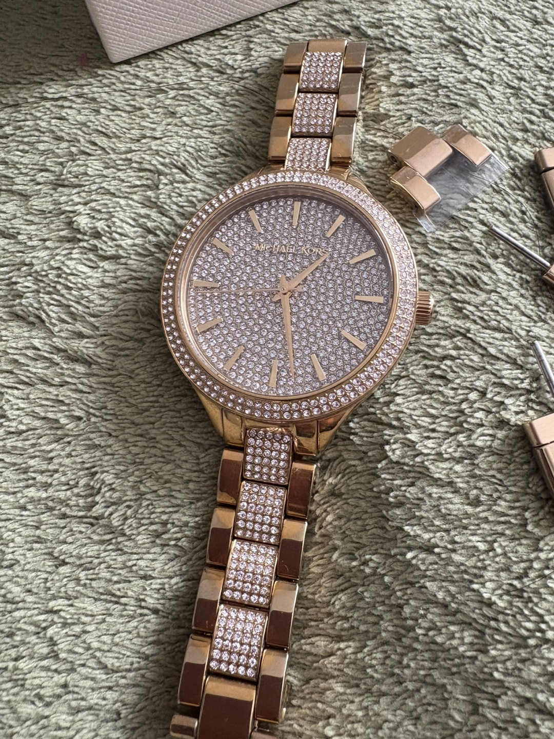 Michael Kors Gold Crystal Watch - photo 2