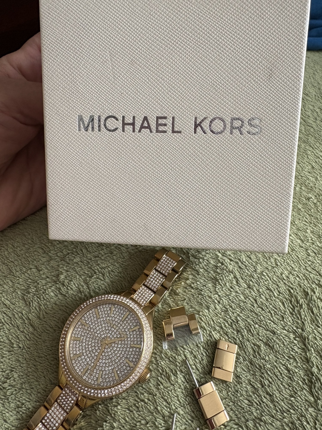 Michael Kors Gold Crystal Watch