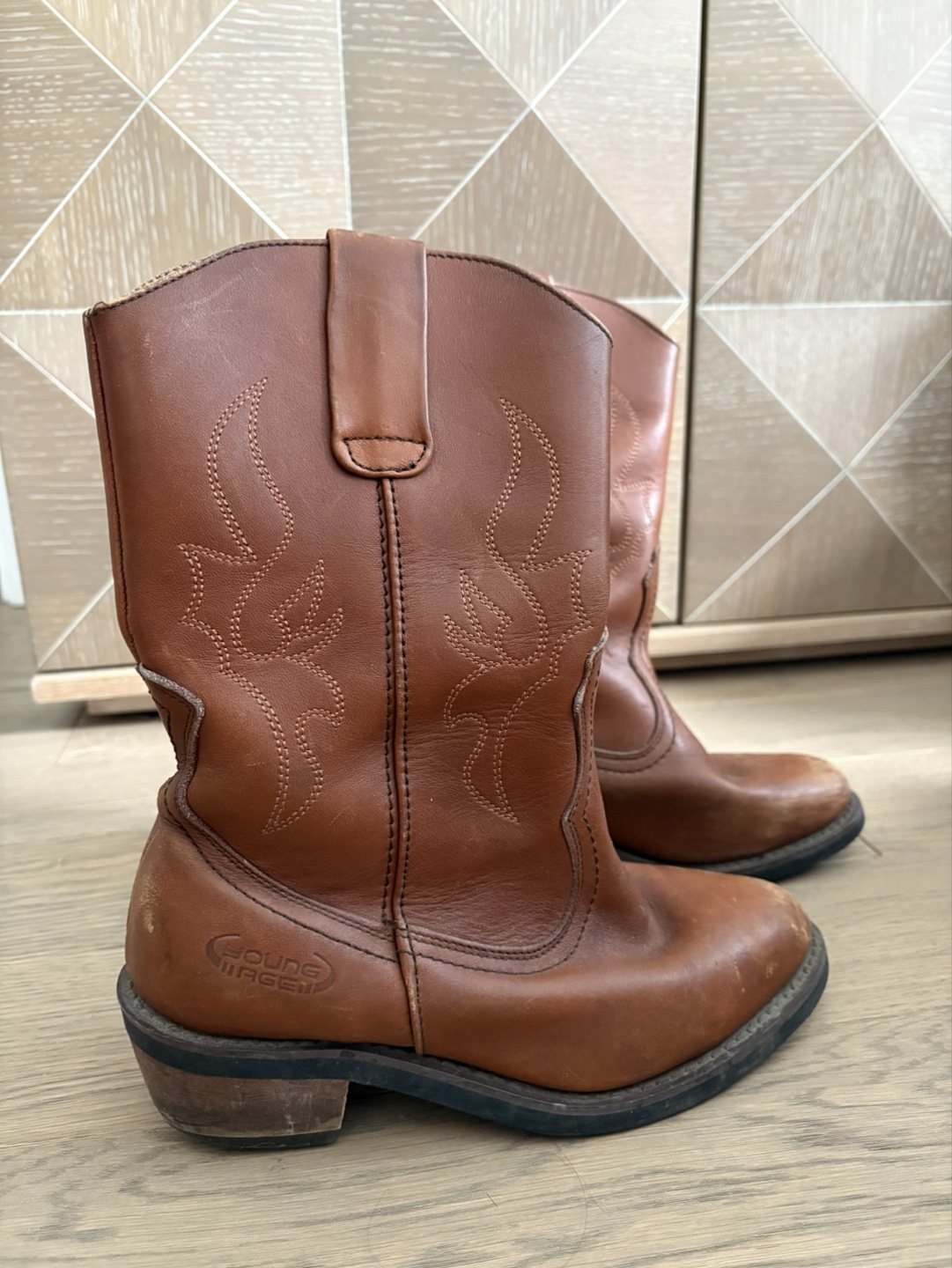 Leather Cowboy Boots