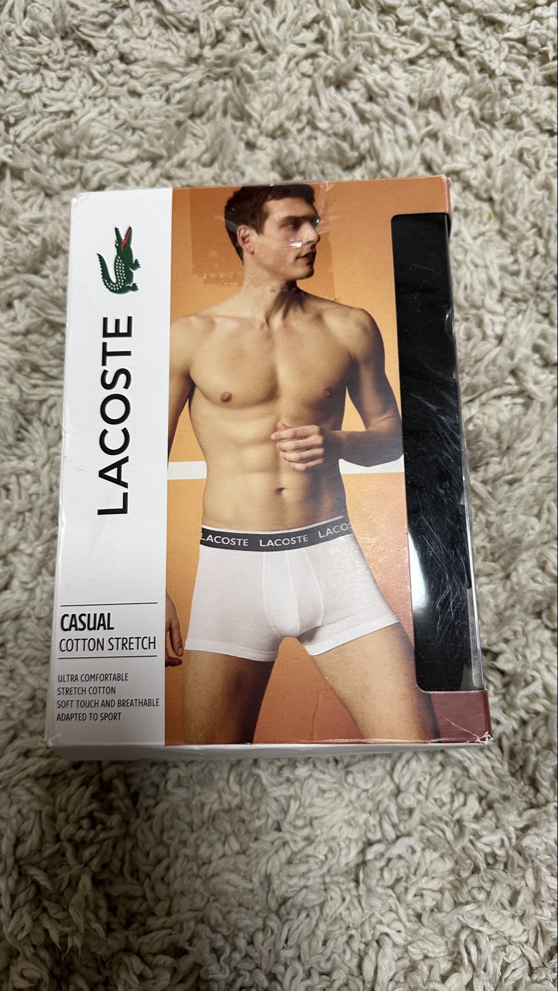 Lacoste Men's Casual Cotton Stretch Boxer Shorts
