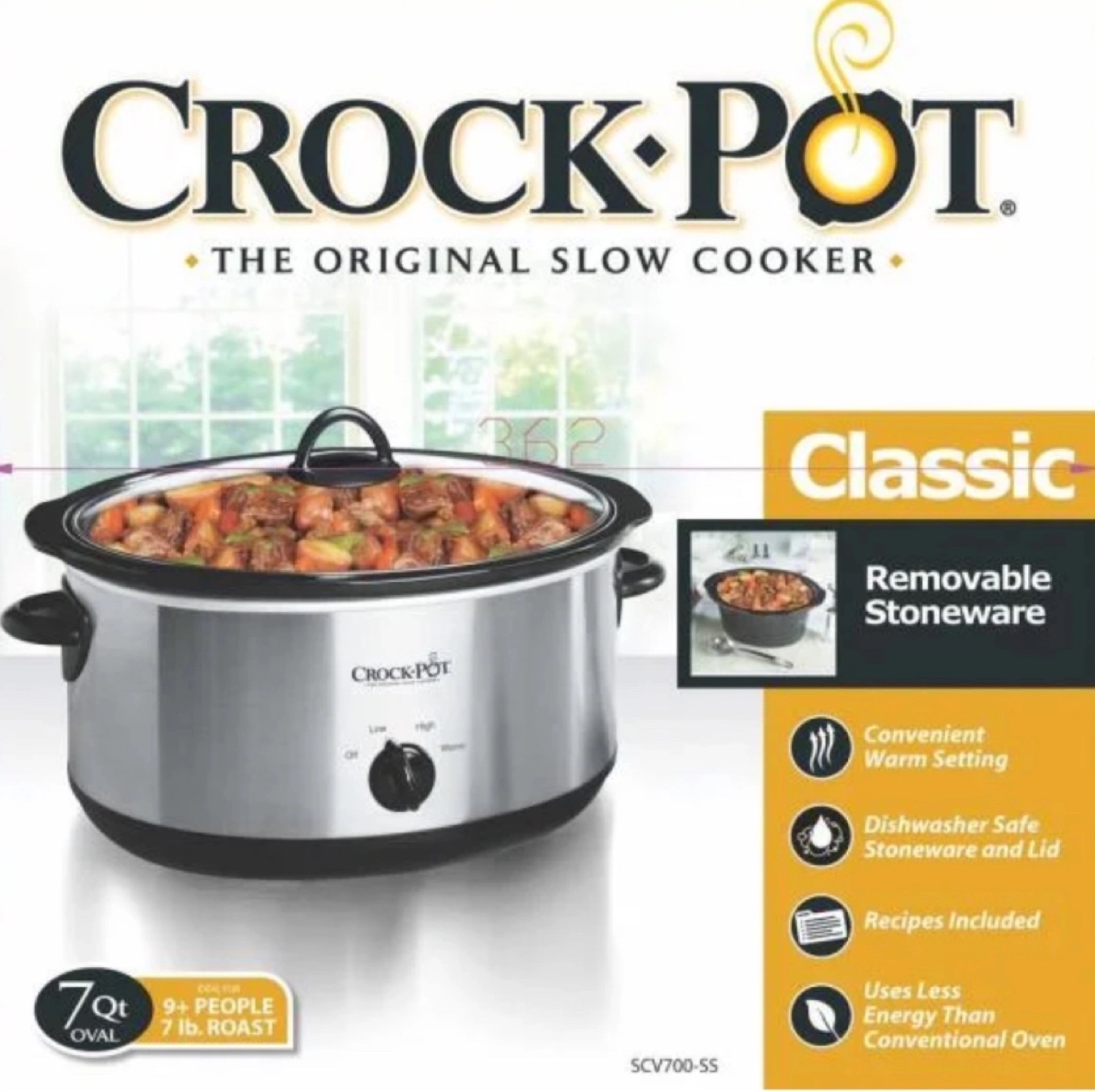 Crock-Pot Classic 7 Quart Slow Cooker