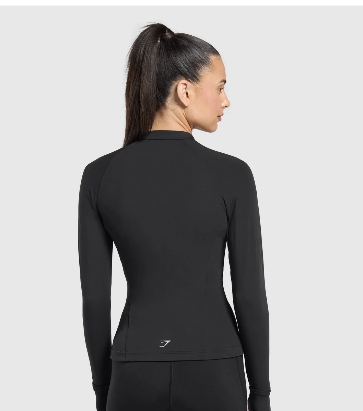 Gymshark Black Long Sleeve Running Jacket - photo 2