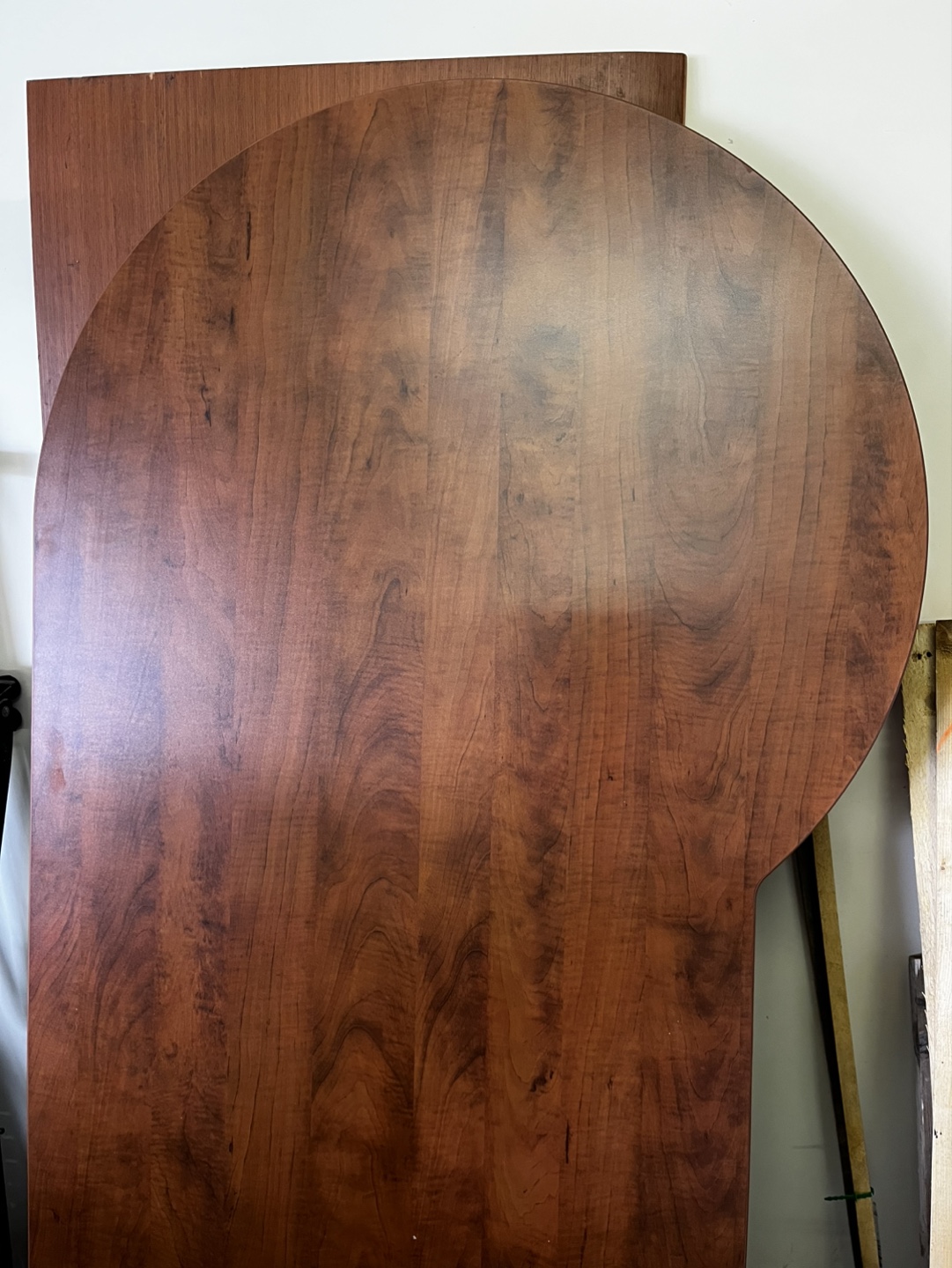 Office Desk Top & Legs - Cherry Finish - photo 2