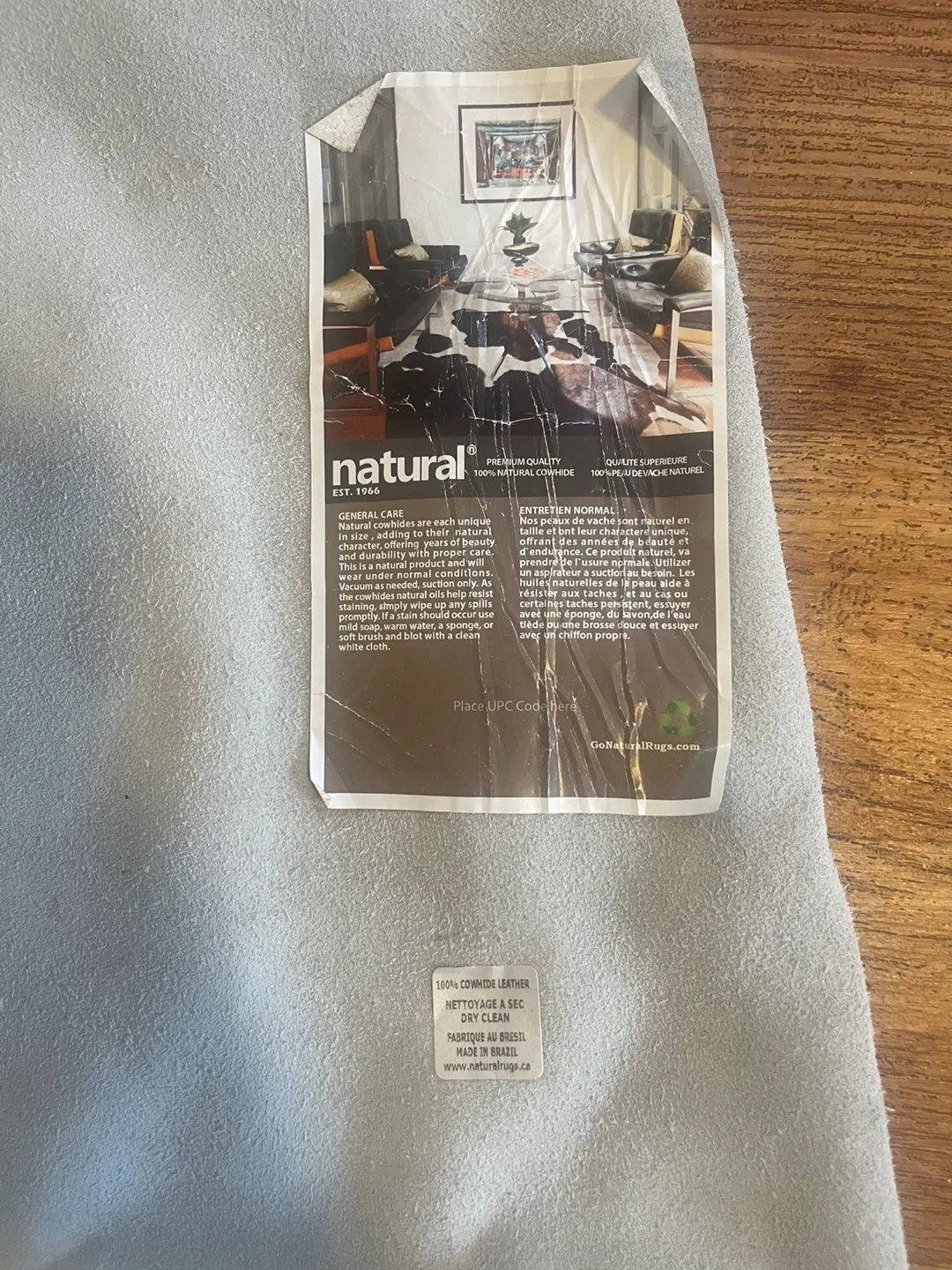 Natural Rugs Gold Cowhide Hide image indicator(3)