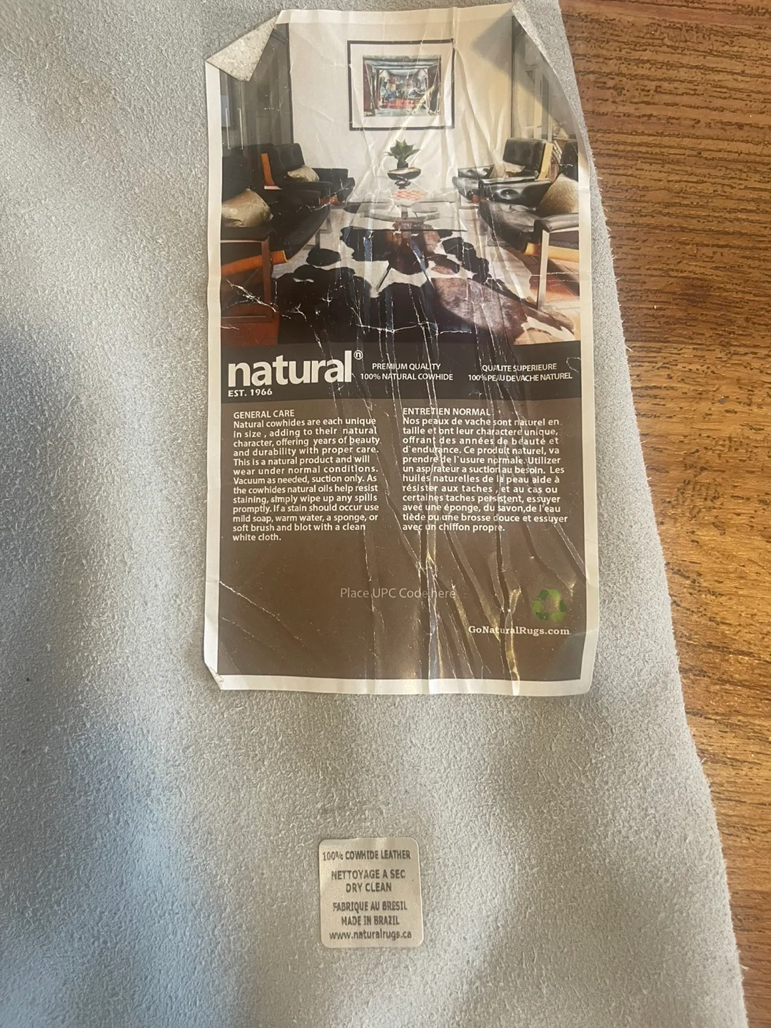 Natural Rugs Gold Cowhide Hide image indicator(4)