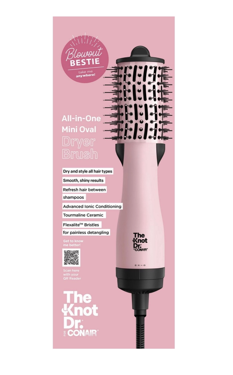 Conair The Knot Dr. All-in-One Mini Oval Dryer Brush - photo 2