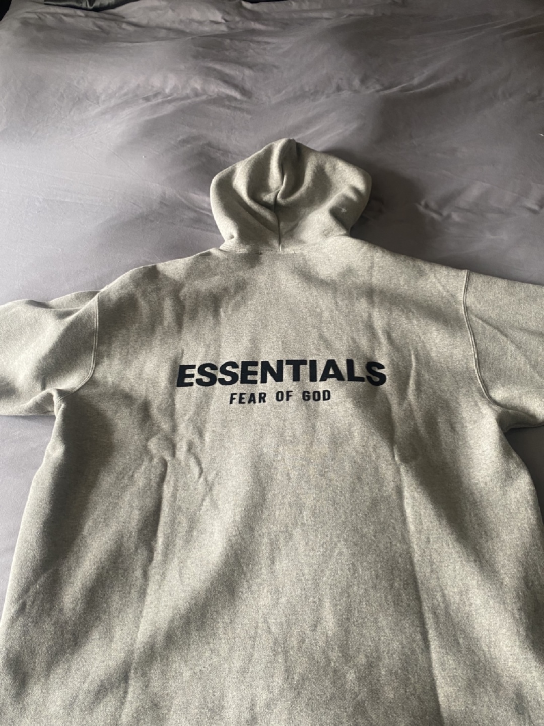 Fear of God Essentials dark oatmeal hoodie relaxed