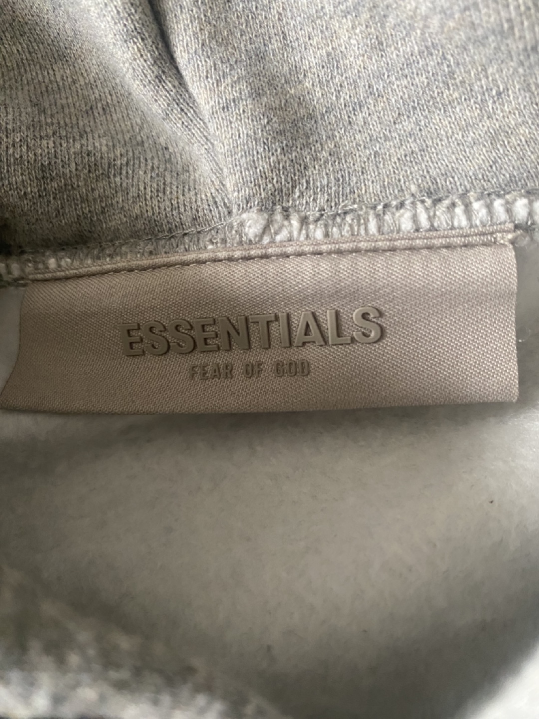 Fear of God Essentials dark oatmeal hoodie relaxed - photo 5