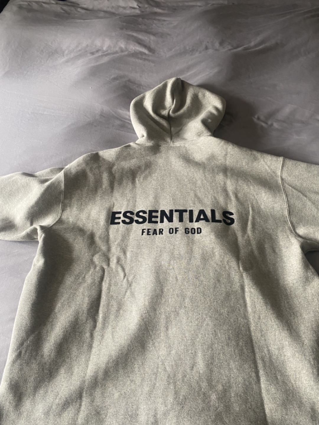 Fear of God Essentials dark oatmeal hoodie relaxed - photo 2