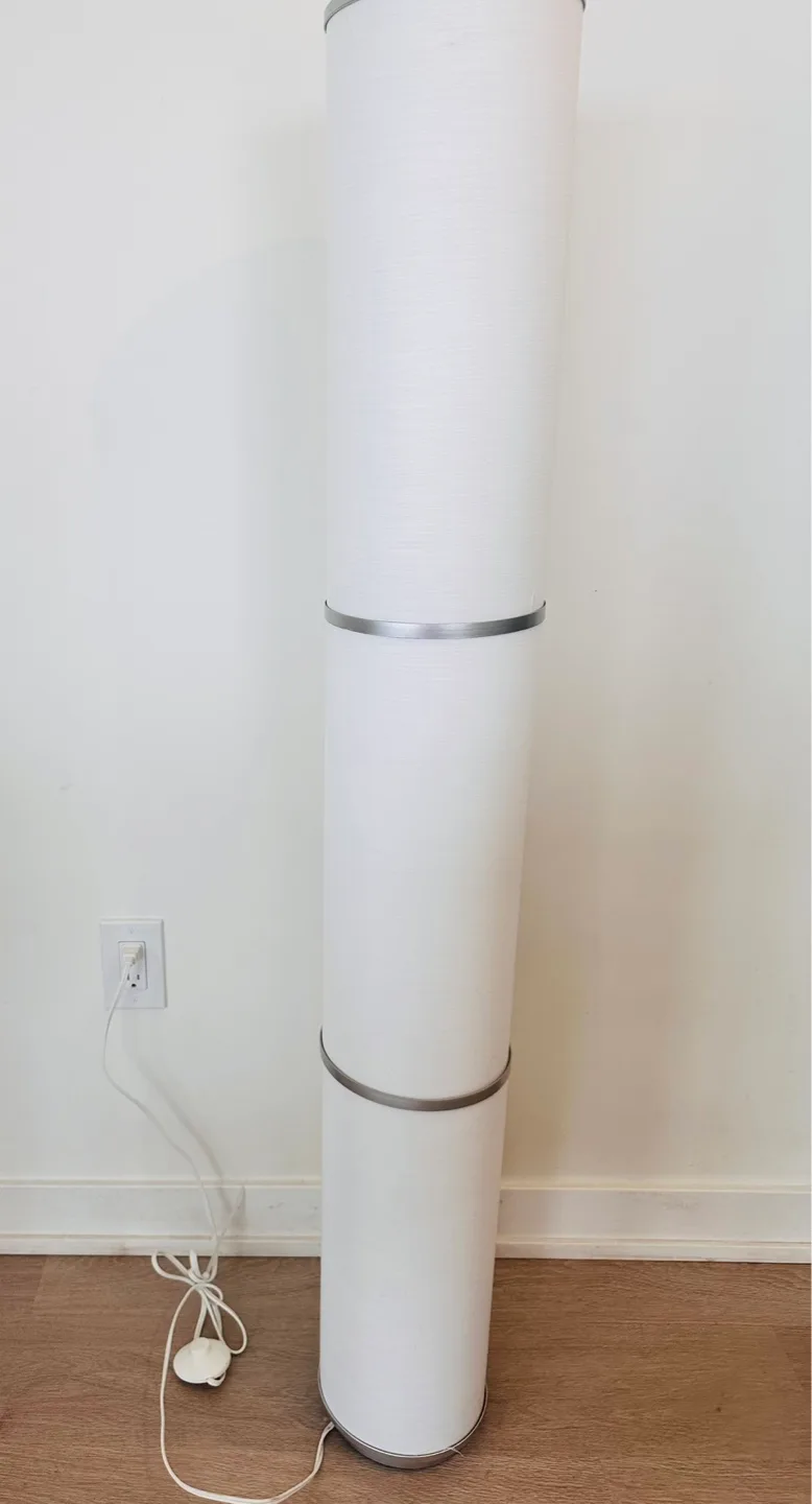 IKEA Vidja White Floor Lamp with Three Lights image indicator(2)