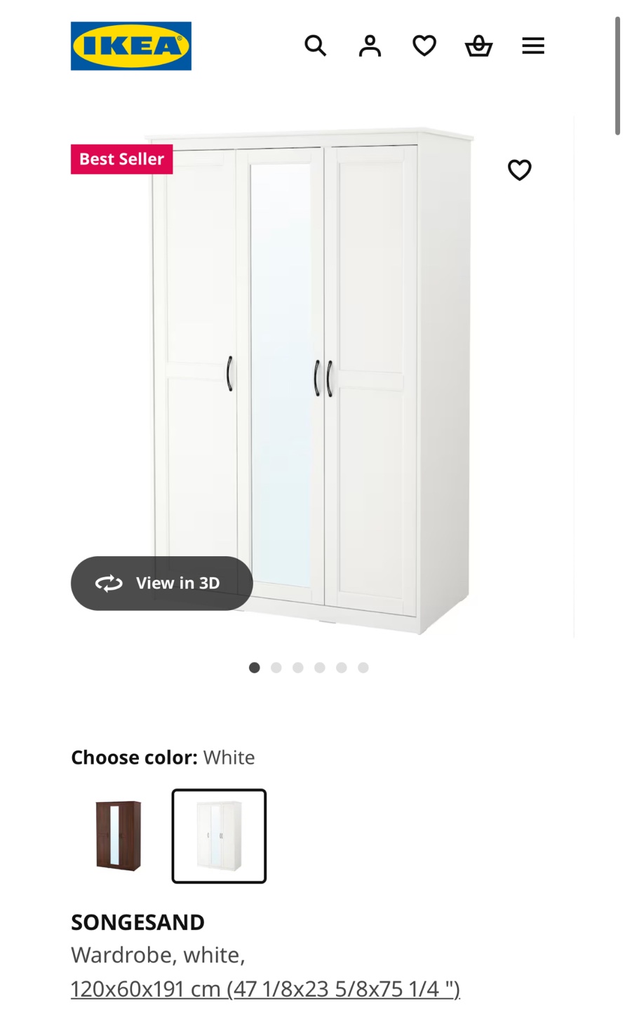 IKEA SONGESAND Wardrobe