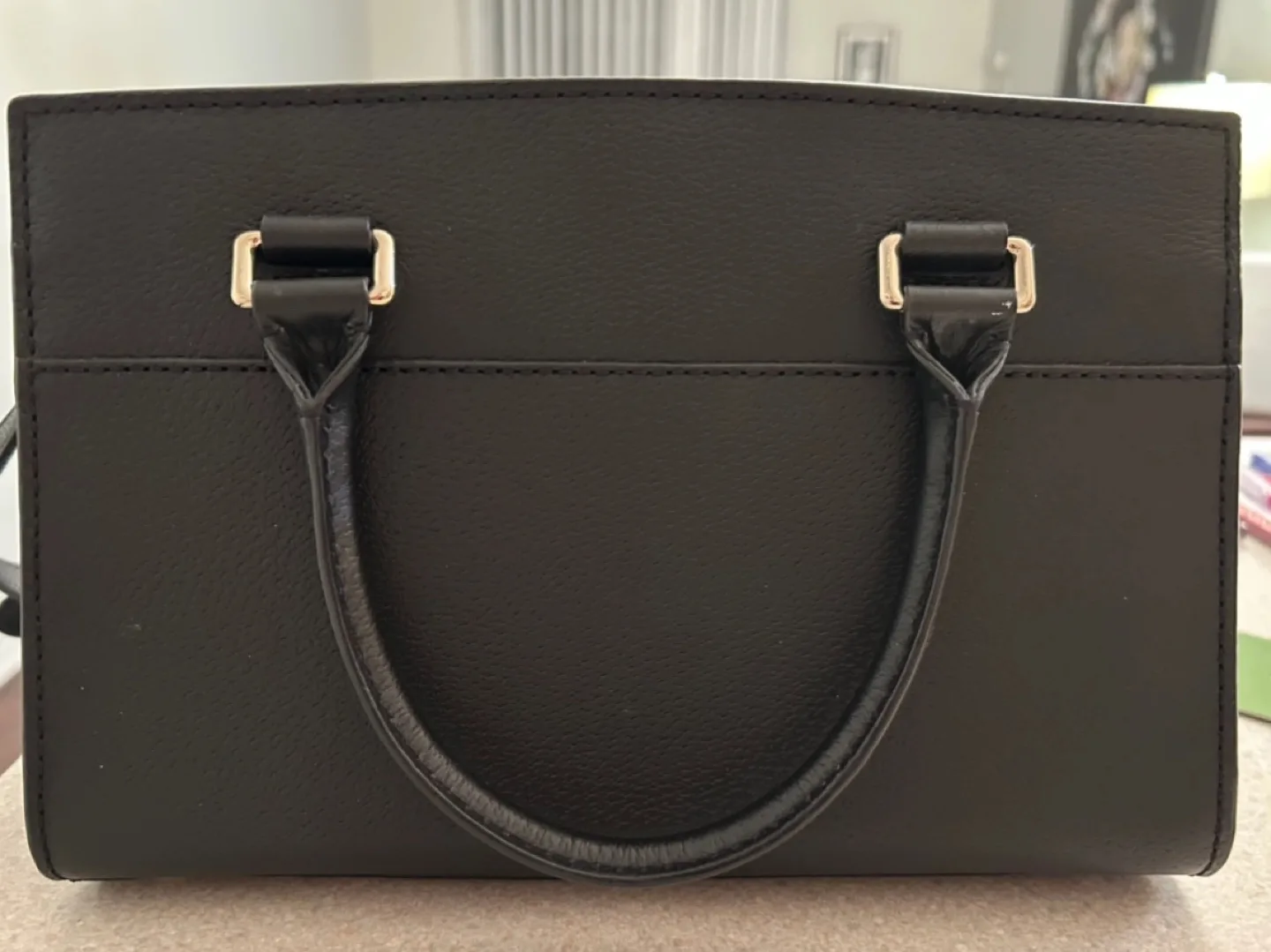 Kate Spade Black Leather Handbag - NEW! image indicator(5)
