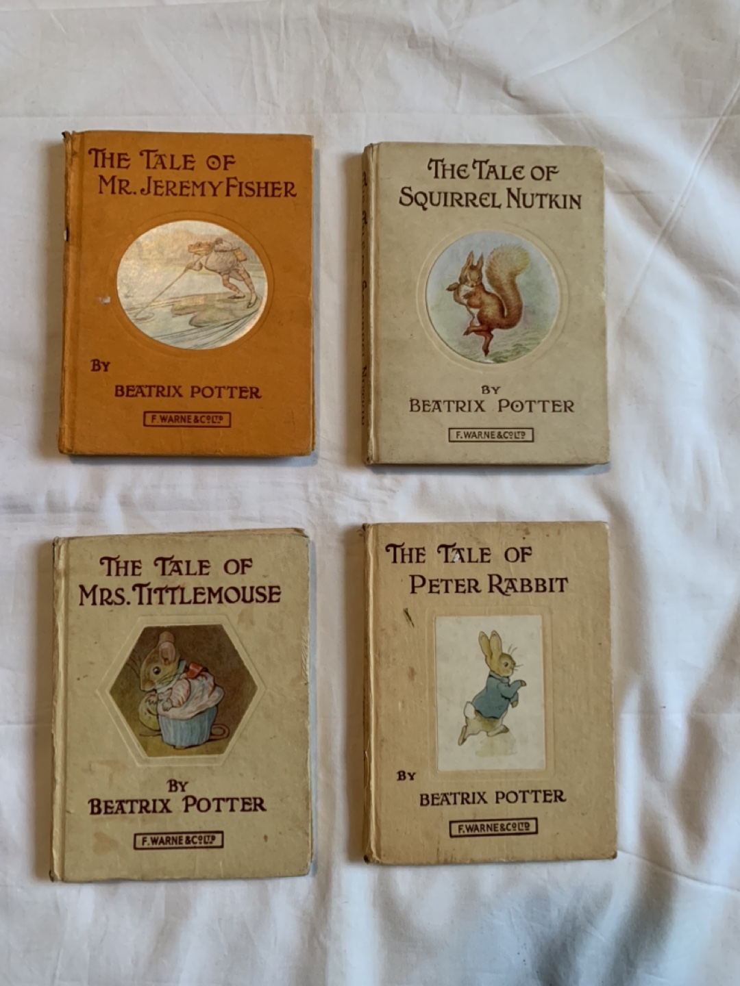 Vintage Beatrix Potter Book Collection (4 Books)
